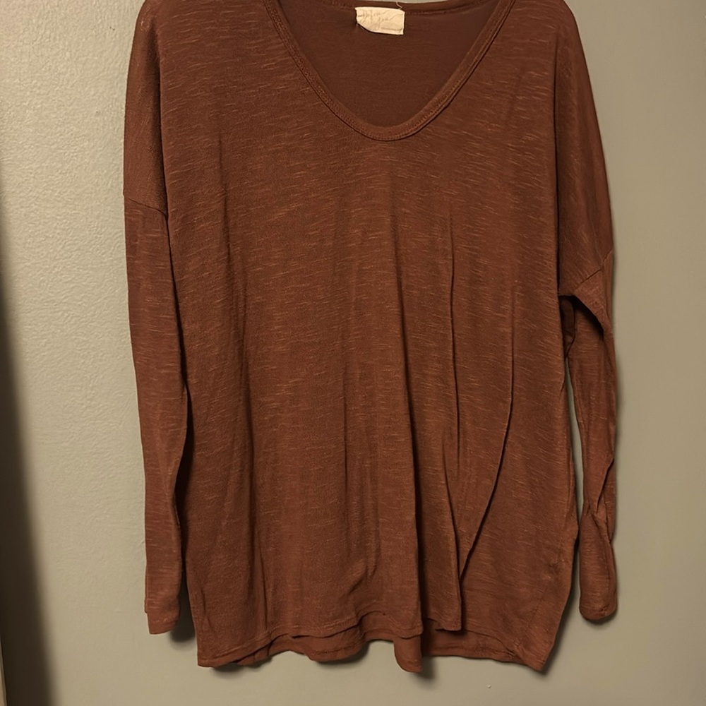 Mauve loose over shirt